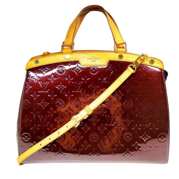 Louis Vuitton Brea MM Purple Vernis EUC - Picture 1 of 10